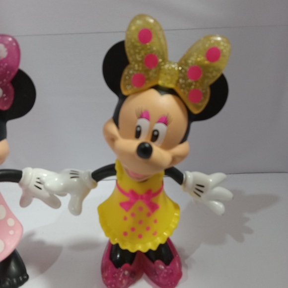 Minnie Mouse Bowtique Snap On Lot of 2 Doll Toys - Picture 3 of 4